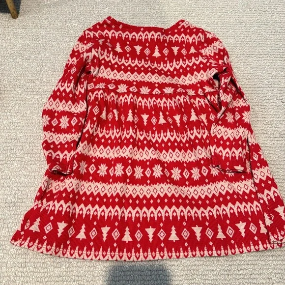 Christmas cotton dress - Picture 3 of 3